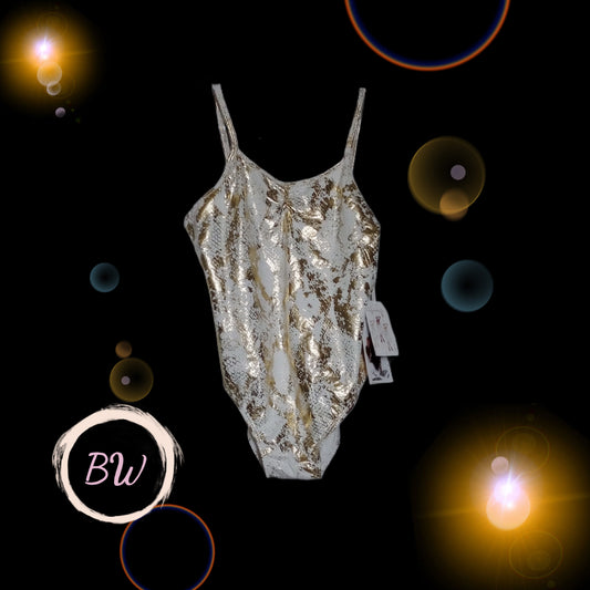 Gold Foil Training Leotard