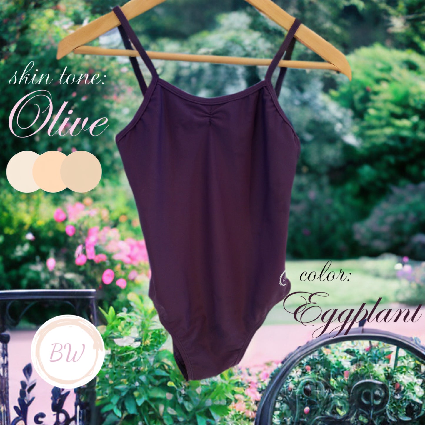 Eggplant Training Leotard