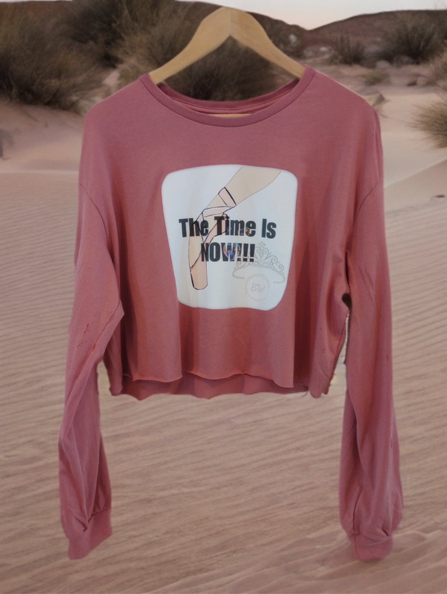 Adult Ballet Dance Warm-up Crop Top